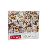 Aktürk Lokum Fındıklı Hindistan Cevizli Çifte Kavrulmuş 300 gr x 3 Adet