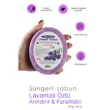 aktürk osmanli sabuni Lavanta Süngerli Sabun – Hassas Ciltler İçin Doğal Temizlik