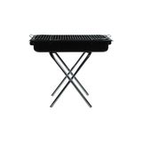 Aktürkler Siyah Sac Mangal Uzun Ayaklı Katlanabilir Taşınabilir 50x30x40 cm Bahçe ve Piknik