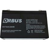 Akü 6v 7ah Orbüs (150 X 30 X 95 Mm)