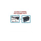 AKÜ ADAPTÖR 12 Volt 7 Amper Kuru Tip Akü ve akü pil şarj cihazı ADAPTÖRÜ