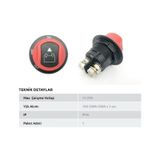 Akü Devre Kesici Salter - Mini Devre Kesici Anahtar 12V-24V 502567040