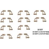 Akü Kutup Başı (+) (-) 10 Set Kutupbaşı (Paket Içeriği 20 Adettir)