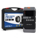 Akü Takviye ve Hava Kompresörü 3750A Tepe Akımı, 150 PSI Lastik Şişirme, 19800mAh Powerbank, LCD Ekranlı Jump Starter, LED El Feneri, 12V Araçlar İçin Çok Fonksiyonlu Akü Destek Cihazı LS-99