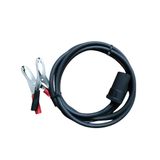 Aküden Bağlantılı Araç Çakmaklık Uzatma Kablosu Akü Maşalı 12-24 Volt 16 Amper 2 X1,5mm TTR Bakır 2 Mt-Siyah