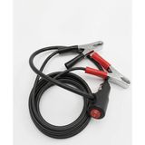 Aküden Bağlantılı Çift Yönlü Araç Çakmaklık Uzatma Kablosu Düğmeli Erkek Çakma Soketli 12-24 V/16A 2 X1,5mm TTR Bakır 2M