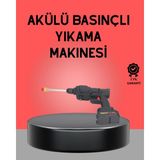 Akülü Basınçlı Yıkama Tabancası 450PSI Su Püskürtme Makinesi