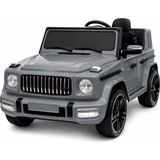 Akülü Çocuk Arabası Suv Jeep Gri – Uzaktan Kumandalı, Müzik ve Far Özellikli