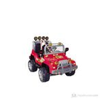 Akülü Mega Jeep Kırmızı