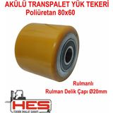 Akülü Transpalet Yüktekeri 80X60