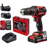 Akülü Vidalama Te-Cd 18/45 3x-Li+22 Power X-Change (18 V, 45 Nm, Açılı Adaptör, Eksantrik Adaptör, 22 Parça Uç Seti, 2,0 Ah Akü, Şarj Cihazı + E-Box) - 4513990