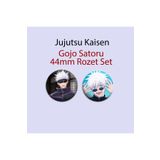 Akumastik Jujutsu Kaisen Gojo Satoru 44mm Buton Rozet - 44mm Buton Rozet
