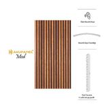 Akupanel Mod 60×120 cm Ceviz Akustik Duvar Paneli - 60x120