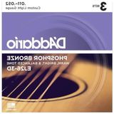 Akustik Gitar Tel Seti, 3'lü Paket, Fosfor Bronz - 3 Renk Sunburst
