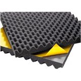 Akustik Yumurta Sünger Yapışkanlı 50 Dns 30MM 100X100 cm - 100 x 100 cm