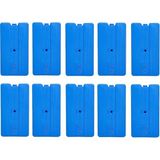 Aküsü Buz Kasedi Ice Box 10NANLU Set 370 ml x 10, Ankanorm, Mavi - Standart