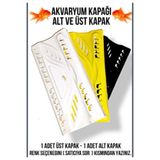 Akvaryum 50 CM - Alt ve Üst Plastik Kapağı - Renk seçeneği sorunuz