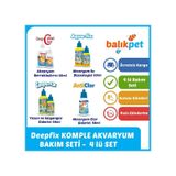 Akvaryum Bakımı Sağlık Seti 4 Lü- Akvaryum Su Düzenleyici Set