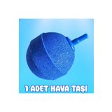 Akvaryum Hava Taşı / 1 Adet / Mavi Yuvarlak Hava Taşı / Akvaryum Hava Taşı