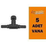 Akvaryum İnce Ayarlı Hava Hortumu Vanası 5 ADET