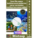 #Akvaryumkepçesi Profesyonel Kaliteli Dayanıklı İnce Fileli Akvarist Akvaryum Balık Kepçesi 10 Cm