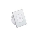Akviva Krom Kasa Sensörlü Led Basamak Armatürü, 3 Watt Beyaz Işıklı Merdiven Armatürü