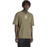 AKW4406 Adidas Elevated Gfx Te Erkek T-Shirt Haki - XL