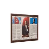 Akyazı 0525 Milli Levha 50x90 cm Mdf Çerçeve