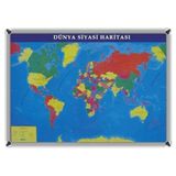 Akyazı 70x100 Dünya Siyasi Harita