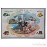 Akyazı 70x100 Mevsimler (Metal Çerçeve)