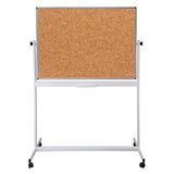 Akyazı 90x120 Tek Taraf Mobil Standlı Mantar Pano