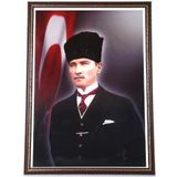Akyazı Atatürk Portresi Lüks Çerçeve 35x50 0858