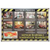 Akyazı Depremsu Metal Çerçeve 70x100 cm Pano
