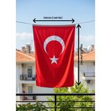 Akyıldız Store Türk Bayrağı 100X150 cm – Raşel Kumaştır - Canlı ve Parlak Kumaştır