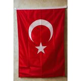 Akyıldız Store Türk Bayrağı 70X105 cm Canlı Alpaka Kumaş Çift Dikiş - Bayrak Kırmızı
