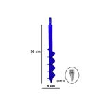 Akyol Matkap Toprak Burgu Ucu Fide Fidan Çiçek Dikme 30cm * 5cm