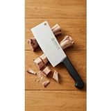 AKYUZ Home Kasap Kurban Kemik Et Doğrama Sıyırma Kesme Satırı 31 Cm Sürmene Satır Bıçağı Çelik Sürbisa 61723