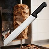 AKYUZ Home Sürmene Döner Kesme Bıçağı Kaşar Ve Kavurma Bıçak Paslanmaz Çelik 47 Cm Sürbisa 61632