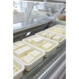 Akyüz Plastik 5 Adet Şarküteri Peynir & Zeytin Saklama Kabı | Salamuralı Profesyonel Peynir & Zeytin Küveti-7 Lt - Beyaz