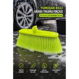 Akyüz Plastik 🚗 Yumuşak Kıllı Araç Yıkama Fırçası 32X11 cm Oto Temizlik Fırçası Çizmez Premiu