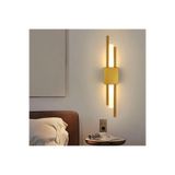 akyzlighting AXİS LED APLİK Gold Kaplama Elektrikli LED Duvar Apliği – Modern Dekoratif Aydınlatma Lambası