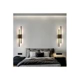 akyzlighting AXİS LED PİLLİ SİYAH APLİK