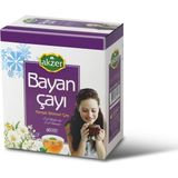 Akzer Bayan Çayı 60'lı Süzen Poşet Doğal Bitkisel Karışım Yüksek Kalite
