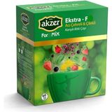 Akzer Ekstra Fit Acı Cehrili&Çilek Aromalı Karışık Bitki Çayı 60'lı