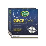 Akzer Gece Çayı Sarı Kantaron & Kedi Otlu Karışık Bitki Süzen Poşet Çay 60 X 1.5 gr.