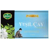 Akzer Yaseminli 20'li Süzen Poşet Yeşil Çay