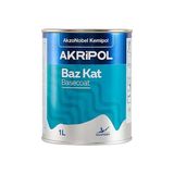 Akzonobel Akripol Bazkat Chevrolet 92U Polyester Gümüş Akrilik Sonkat 1 lt Oto Boyası