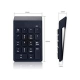 AL-2021 USB Numpad Keypad Kablosuz Numerik Klavye USB Numaratör Tuş Takımı - Option-1 - 001-Renkli