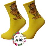 Al Bi 90Lık Garfield Karakter Desenli Kolej Çorap 37-43 - Yeşil - 36 - 43