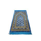 AL HANNAN TEX Kadife Namaz Seccadesi Lüx-Açık mavi